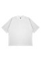 Unisex Essential Signature Detail Back Pattern Printed Oversized Thick Fabric Relaxed Fit Cotton T-Shirt - 4