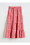Nevavm Plaid Layered Skirt with Elastic Waist - 5