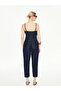 Nevavm with Difference Lcw Vision Indigo Double Breasted Collar Strap Women's Jean Jumpsuit - S5Mg58Z8-309 - 4