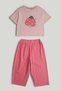 Pink Ladybird T-Shirt and Trousers Outfit