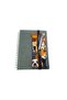 Dog Patterned Digital Print Elastic Notebook with Zippered Pen Holder - 3