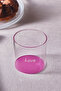 Mito Glass Water Cup 330 ml Pink - 4