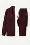 Women's Premium Corded Fabric Fabric Shirt and Trouser Set - 2