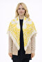 Ethnic Pattern Model Tasseled Shoulder Scarf 100X100 cm - 2