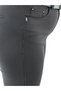 Plus Size High Waist Gathering Belted Narrow Leg Stone Detailed Knitted Women's Trousers - 2