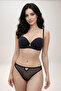 Women's 742 Tulle Detailed Covered Non-Padded Bra Set