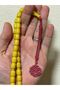 Capsule Cut Amber Rosary - 3