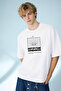 Men's Not in This Dimension Printed Dimensional Graphic Design White T-Shirt - 2