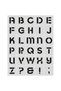 Letter Painting Template X074 Letter Height 7 cm - 2