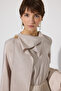 Gold Buttoned Kupra Tunic - 5