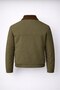 Trucker Velvet Collar Bomber Lined Jacket - 3