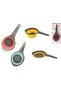 2 Pieces Silicone Handle Foldable Pasta Rice Strainer Colander Silicone