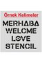 Letter Painting Template X072 Letter Height 7 cm - 4