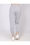 Women's Gray Elastic Cuffed Seasonal Sweatpants - 3
