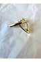 Shiny Gold Geometric Earrings - Stylish Design Women's Jewelry / Gift Recommendation - 4