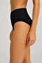 Women's High Waist Ribbed Panties 5-Pack (Black/White/Nude) - 7