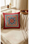 Blue Red Motif Ramadan Themed 4-Piece Throw Pillow Cover 1 Runner Set 4Kmbs334-Rs - 8