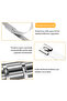 Sscb-42 Metal Clamp | Electrical and Network Cables Compatible-4.6X200Mm-10 Pieces-Stainless Steel Cable Tie - 4