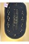Siyah doreli oval runner