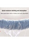 Blue Microfiber Bath Towel, Quick-Dry, 80 x 80 Cm Set of 01 - 5
