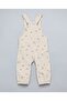 Boys Beige Printed Clothing Set - 3