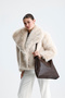 Luvin Brown Casual Women's Shoulder, Arm, and Hand Bag - 3
