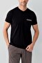 Men's Black Boxed 3-Piece 100% Cotton Pajama Set – Short-Sleeved Buttoned Top & Long Bottom with Pockets, Pocketed Shorts - 4