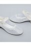 Girls White Embellished Low Heel Mary Jane Shoes - 2