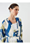 Nevavm Shawl Collar Patterned Oversize Women's Kimono with a Difference - 3