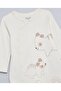 Embroidered Sleepsuit with Long Sleeves and Crew Neck - 3