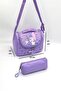 Girl's Backpack School Bag Set with Accessories, Wallet, Thermal Lunch Bag and Pencil Case - 5