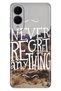 Galaxy S25 Edge Case Decorative Silicone Printed Cover Never