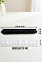 2-Piece Towel Hair Band Set 100% Cotton Adjustable Velcro Makeup and Spa Headband - Black, White Color - 7