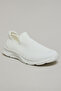 Women Ivory Textured Knitted Slip On Shoes