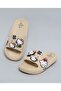 Girls Sand Hello Kitty Charm Detail Slides - 5
