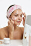 2-Piece Towel Hair Band Set 100% Cotton Adjustable Velcro Makeup and Spa Headband - 6