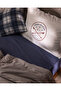 Fayette Double 100% Cotton Flannel Bed Sheet Pieces Duvet Cover Set - Beige - 6