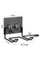Black adhesive hair dryer holder - 8