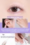 Luminous and Clear Liquid Glitter Clio Moon Glass Liquid Glitter Sweet Cloud (03 Violet Topping) - 2