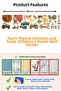 Farm Themed Vehicles and Animals Children's Room Wall Sticker Set - 3
