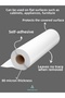 Glossy White Foil Adhesive - Size Options Cabinet Covering Foil - 3