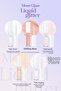 Clio Moon Glass Liquid Glitter - Luminous and Clear, Sweet Cloud (02 Moon Flare) - 8