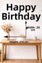 Black Happy Birthday Calligraphy Banner Birthday Ornament Birthday Happy Birthday Lettering - 2