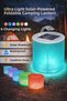 Ultra-Light Solar Inflatable Camping Lamp 6 Changing Light Waterproof Strap Hook Inflatable Light