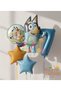 Bluey Themed 7 Year Old Foil Balloon Set – Birthday Party Decoration with Number Balloons - 2