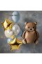 Retro Bear Retro Cloud Gold Star Birthday Set - Retro Bear Birthday Party Set - 2