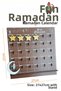 Ramadan Fasting Calendar for Kids – Educational Calendar with Wooden Stars