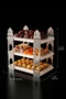 Islamic Tableware Serving Stand - Wood Metal Table Decoration - 3