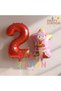 Sonic Amy 2 Year Old Foil Balloon Set – Number 2 Birthday Party Decoration