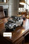 1:32 Mercedes G63 Brabus Metal Diecast Model Car - Pull and Drop Toy Jeep with Sound and Light, White